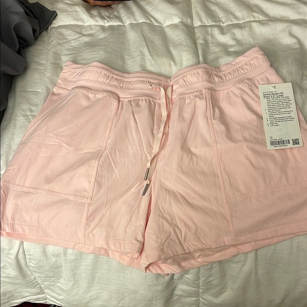 Lululemon Athletica Light Pink Athletic Shorts